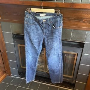 Madewell 9” High Riser Skinny Crop Jean- Size 31